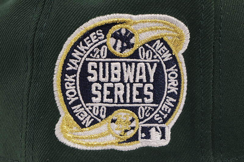 NEW ERA NEW YORK METS 9FIFTY SNAPBACK CAP (2000 SUBWAY SERIES SIDE PATCH/GREY UNDER VISOR/DARK GREEN NAVY)