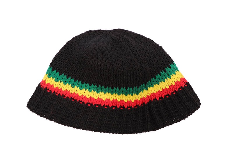 ADVANCE PAPER CROCHET HAT (BLACK RASTA) ARS-3382