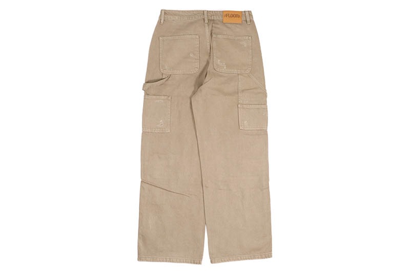 FLOOR 914 TRIPLE KNEE DENIM (KHAKI WASH)