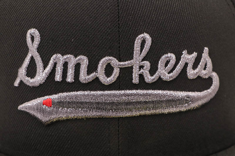 NEW ERA TAMPA SMOKERS 59FIFTY FITTED CAP (EST.1919 SIDE PATCH/GREY UNDER VISOR/BLACK) 70945482