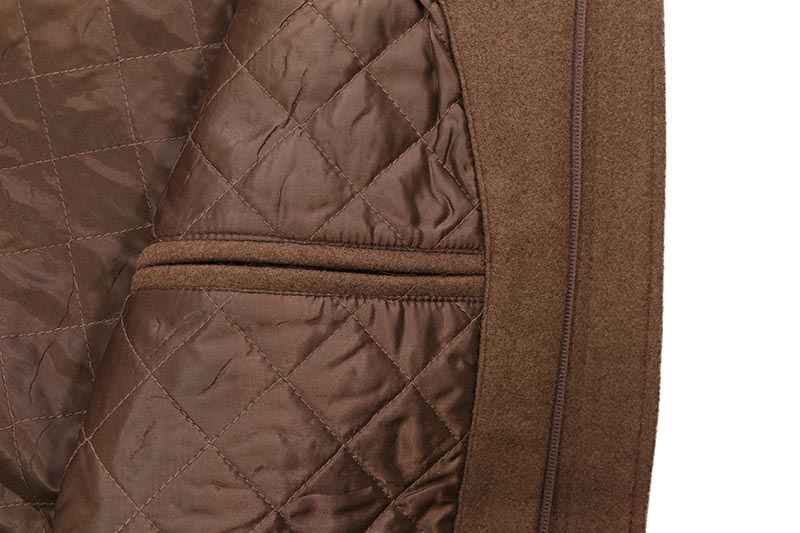 PRO STANDARD SAN DIEGO PADRES BEST OF RIB WOOL VARSITY JACKET (LSP6315220-BNW:BROWN/WHITE)