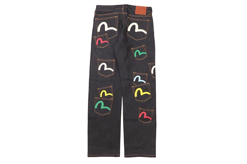 EVISU MULTI-POCKET REGULAR FIT JEANS (2EAHTM4JE125600DN:INDIGO)