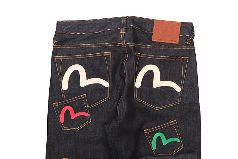 EVISU MULTI-POCKET REGULAR FIT JEANS (2EAHTM4JE125600DN:INDIGO)