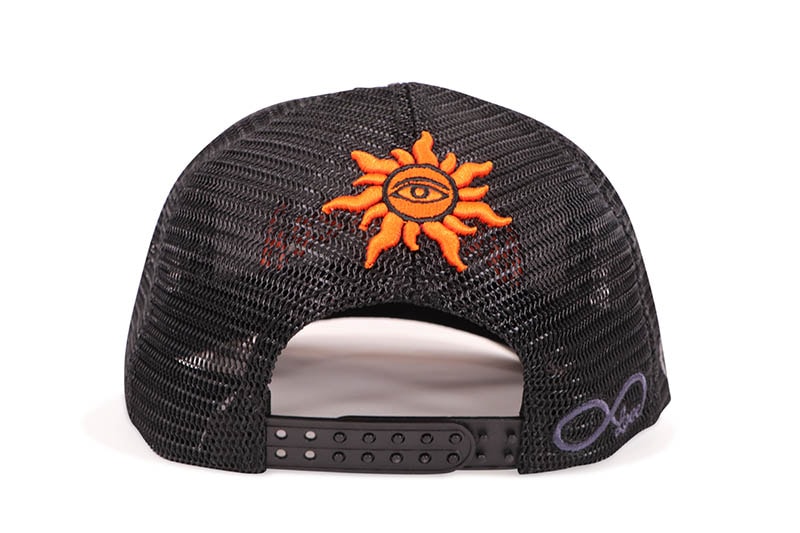 GODSPEED NEW YORK GS FOREVER TRUCKER HAT (OLIVE/ORANGE) | Brand