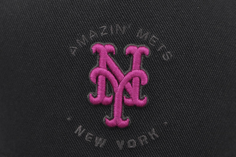 NIKE NEW YORK METS CITY CONNECT DRI-FIT 5 PANEL ADJUSTABLE CAP (NB46-166N-NME-NLH:BLACK/ANTHRACITE)
