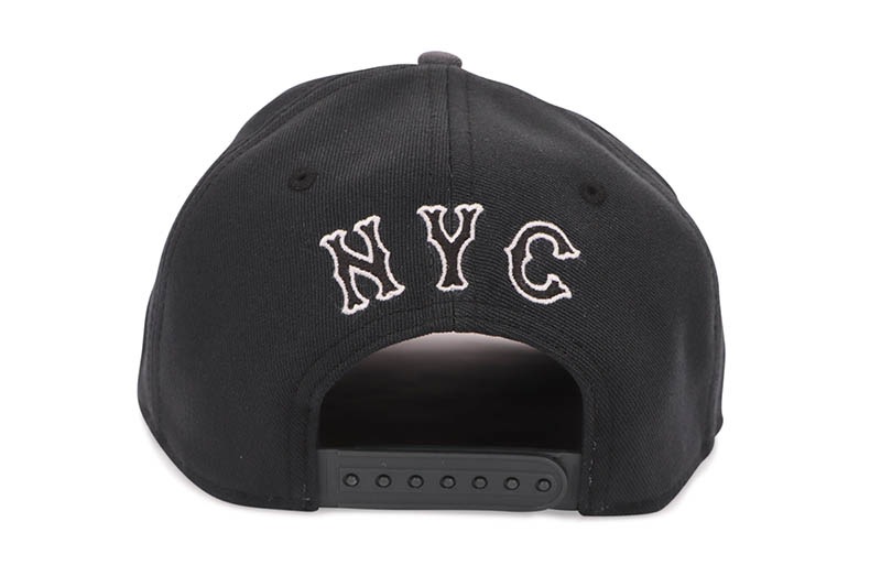 NIKE NEW YORK METS CITY CONNECT DRI-FIT 5 PANEL ADJUSTABLE CAP (NB46-166N-NME-NLH:BLACK/ANTHRACITE)