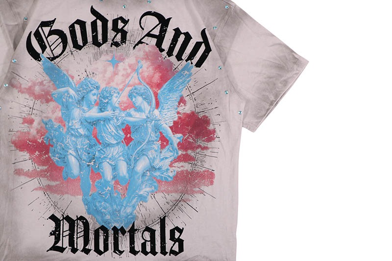 FIRST ROW GODS AND MORTALS CELESTIAL BALANCE TEE (FRT2294:LIGHT GREY)