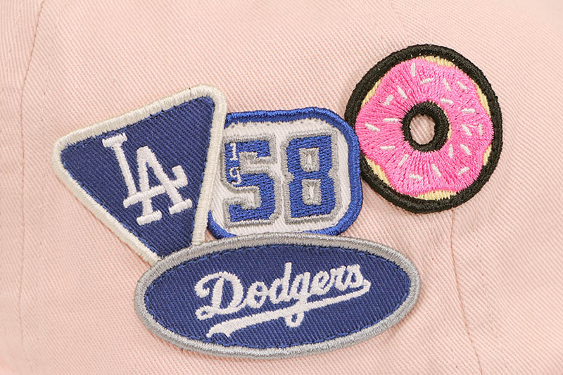'47 LOS ANGELES DODGERS BADGES CLEAN UP CAP (PINK) 15173702