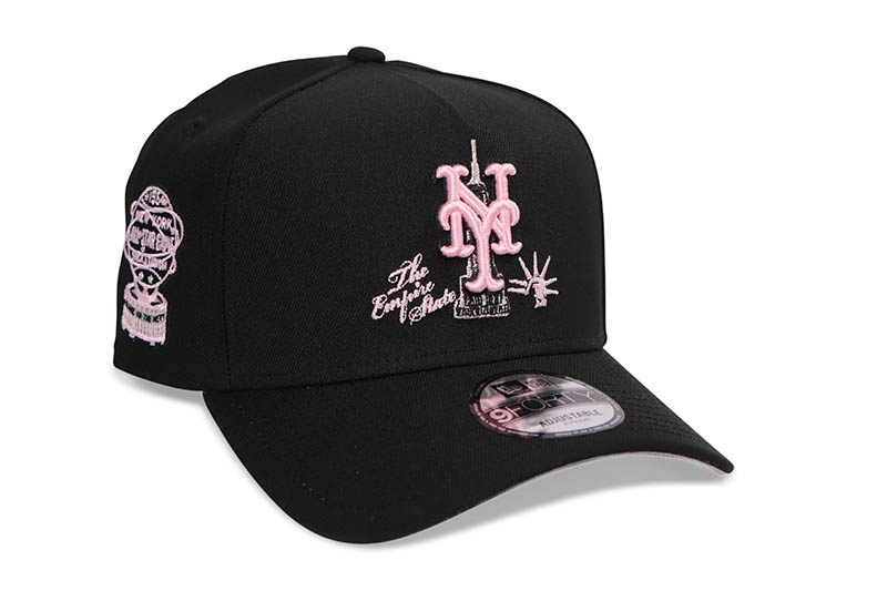 NEW ERA NEW YORK METS THE EMPIRE STATE 9FORTY AF ADJUSTABLE CAP (1964 ALL STAR GAME SIDE PATCH/GREY UNDER VISOR/BLACK)
