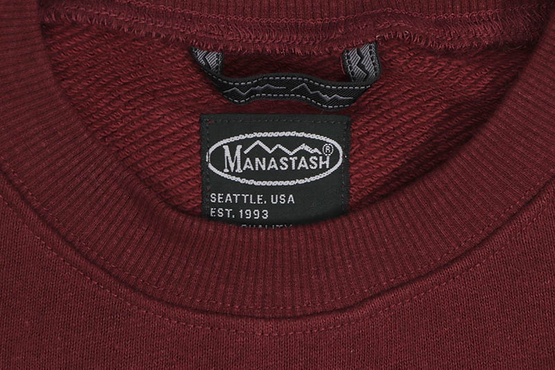 MANASTASH CASCADE SWEATSHIRTS (792-3232006-415:BURGUNDY)