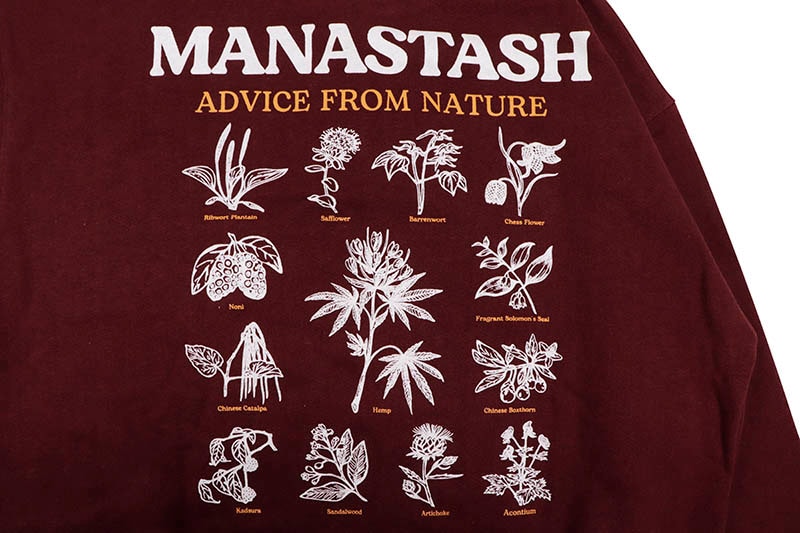 MANASTASH CASCADE SWEATSHIRTS (792-3232006-415:BURGUNDY)