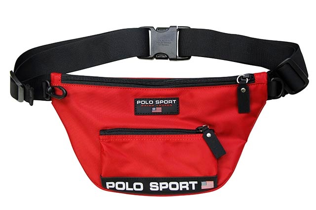 POLO SPORT NYLON WAIST PACK (405749441002:RED)