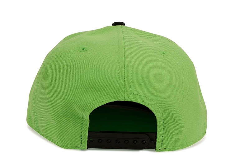 NEW ERA OREGON DUCKS 9FIFTY SNAPBACK CAP (DUCKS SIDE PATCH/GREY UNDER VISOR/LIME BLACK)