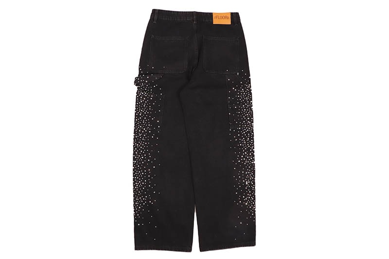 FLOOR 914 RHINESTONE DENIM (BLACK)
