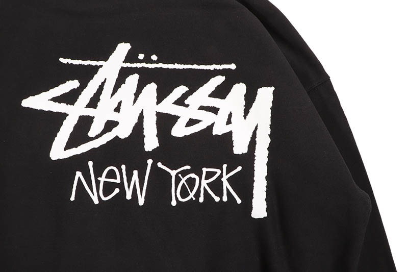 STUSSY STOCK NEW YORK HOOD (3923976:BLACK)