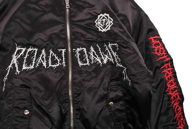 RTA BRAND HARVARD JACKET (MLFQW1030-W2230SBLSF:SHINY BLACK LOST