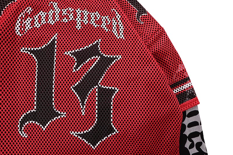 GODSPEED TD LAYERED JERSEY (BLACK/RED/WHITE)