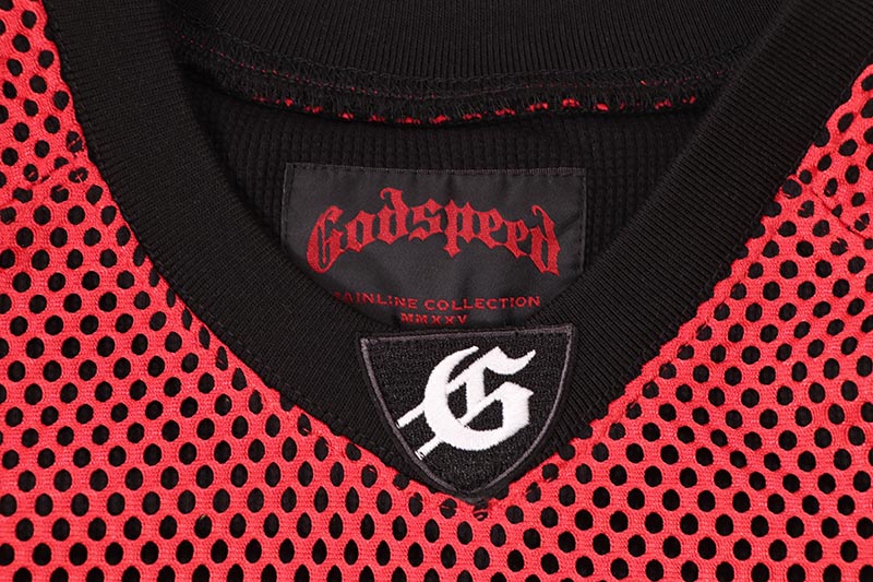 GODSPEED TD LAYERED JERSEY (BLACK/RED/WHITE)