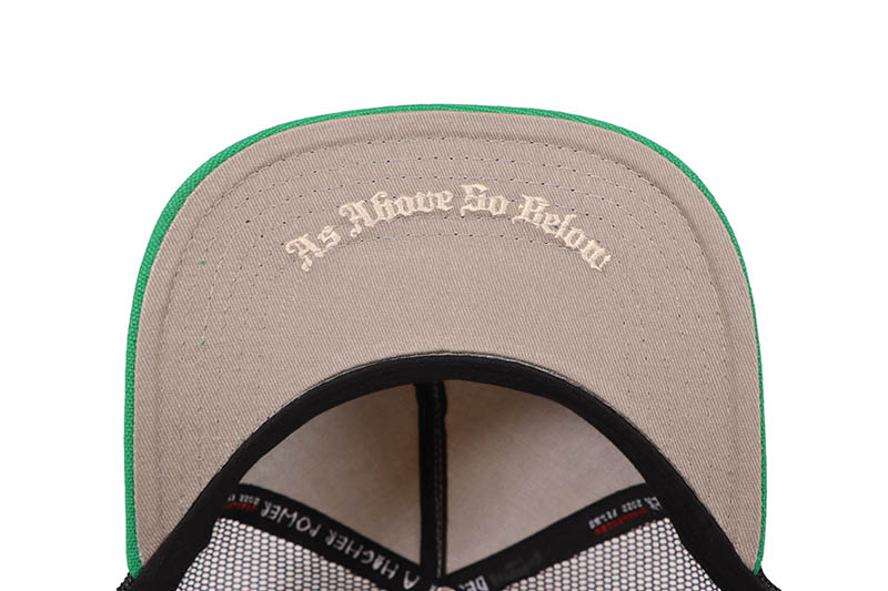 GODSPEED GS E PLURIBUS TRUCKER HAT (WHITE/GREEN) | Brand,G-L