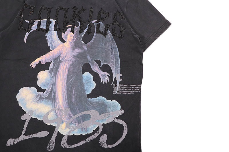 COOKIES HEAVEN OR HELL FALLEN ANGEL KNIT V2 (FADED BLACK