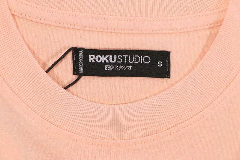 ROKU STUDIO FAITH BOXY TEE  (RK1482091:GUAVA)