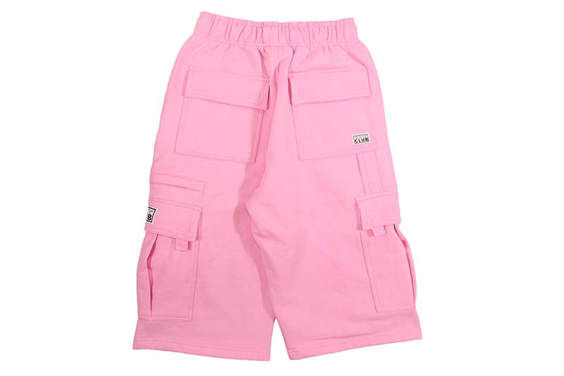 PRO CLUB OG CARGO SWEAT SHORT (PINK) 51PC0402