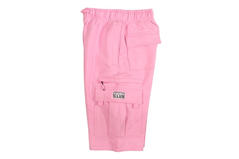 PRO CLUB OG CARGO SWEAT SHORT (PINK) 51PC0402