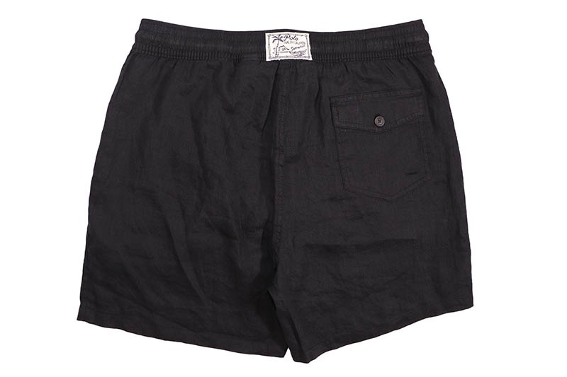 POLO RALPH LAUREN 5.75-INCH TRAVELER CLASSIC SWIM TRUNK (710A13243003:POLO BLACK)