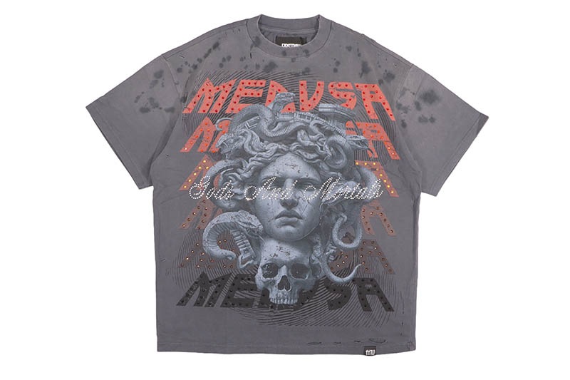 FIRST ROW GODS AND MORTALS DEADLY BEAUTY TEE (FRT2291:DK GREY)