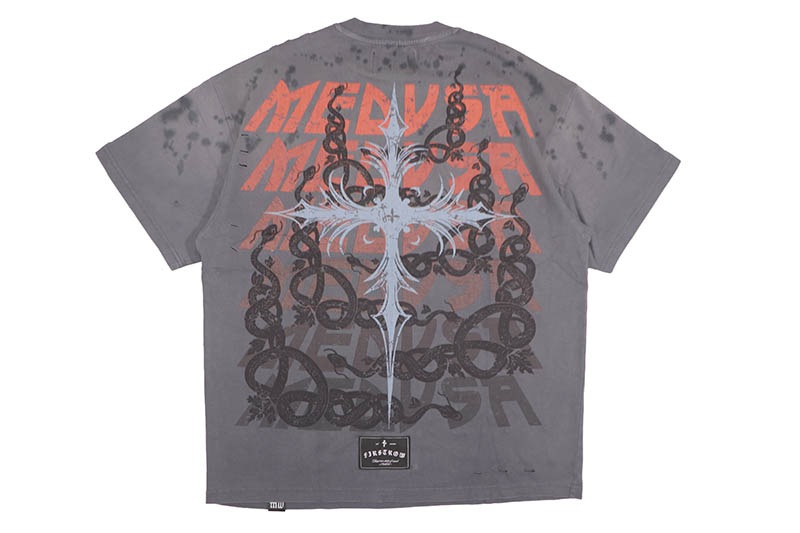 FIRST ROW GODS AND MORTALS DEADLY BEAUTY TEE (FRT2291:DK GREY)