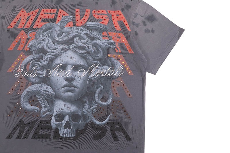 FIRST ROW GODS AND MORTALS DEADLY BEAUTY TEE (FRT2291:DK GREY)