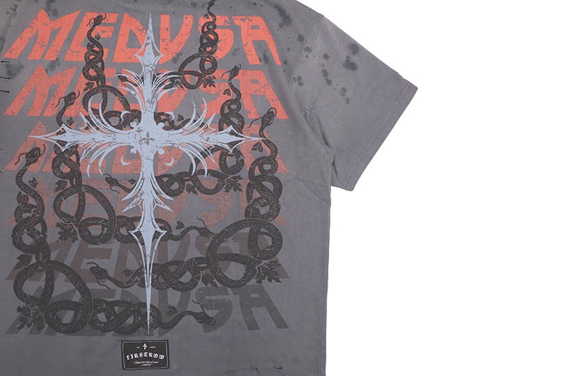 FIRST ROW GODS AND MORTALS DEADLY BEAUTY TEE (FRT2291:DK GREY)