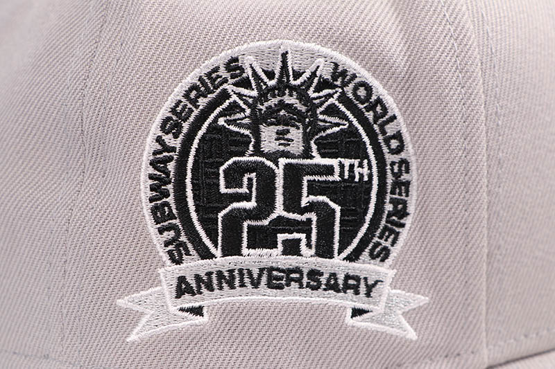 NEW ERA NEW YORK YANKEES 9FORTY AF ADJUSTABLE CAP (25TH ANNIVERSARY SIDE PATCH/GREY UNDER VISOR/GREY)