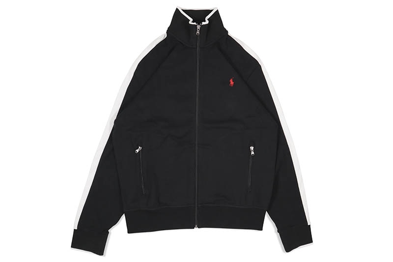 POLO RALPH LAUREN INTERLOCK TRACK JACKET (710743326002:POLO BLACK)