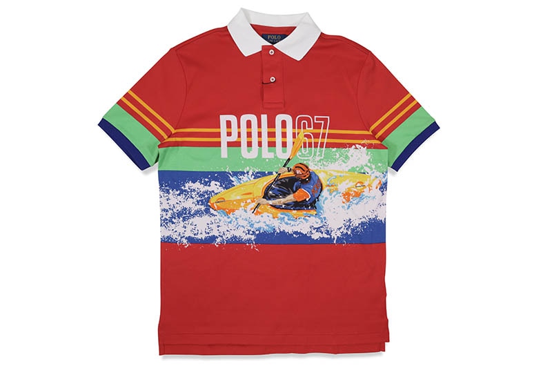 POLO RALPH LAUREN POLO67 RAFTING CLASSIC FIT SHIRT (710901579001:RED)