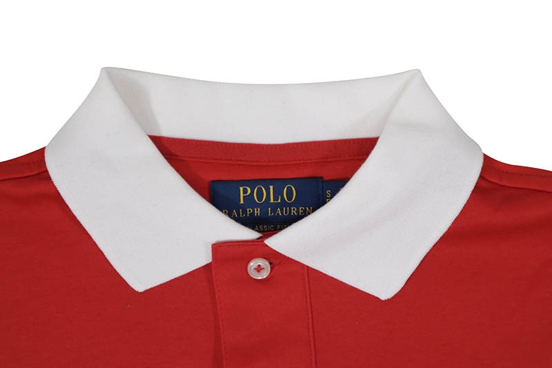 POLO RALPH LAUREN POLO67 RAFTING CLASSIC FIT SHIRT (710901579001:RED)