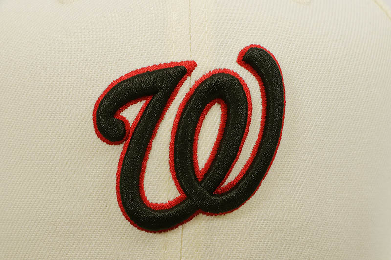 NEW ERA WASHINGTON NATIONALS 59FIFTY FITTED CAP (2018 ALL-STAR GAME CUSTOM SIDE PATCH/RED UNDER VISOR/CHROME WHITE BLACK)