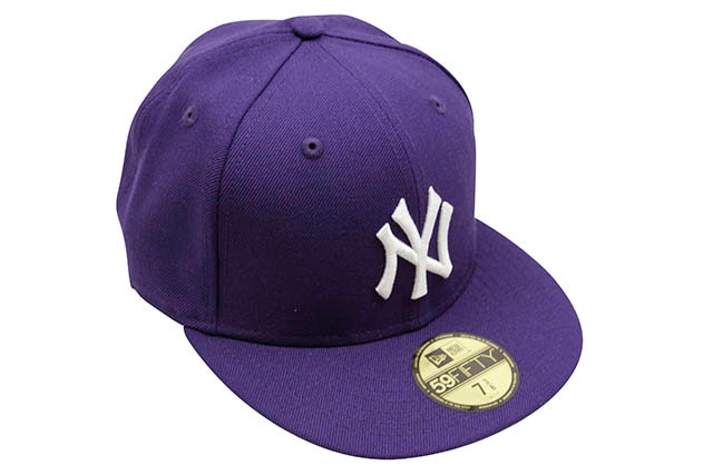 NEW ERA NEW YORK YANKEES 59FIFTY FITTED CAP (MLB BASIC/PURPLE)