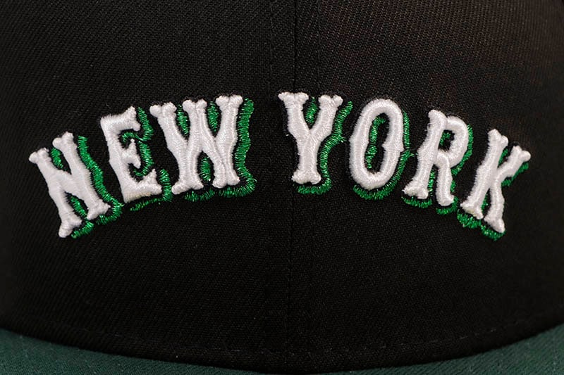 NEW ERA NEW YORK CITY 59FIFTY FITTED CAP (NYC DEPARTMENT OF SANITATION SIDE PATCH/GREY UNDER VISOR/BLACK DARK GREEN)