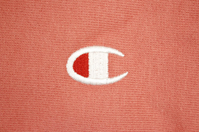 CHAMPION LIFE REVERSE WEAVE CREW (CITRUS PINK)