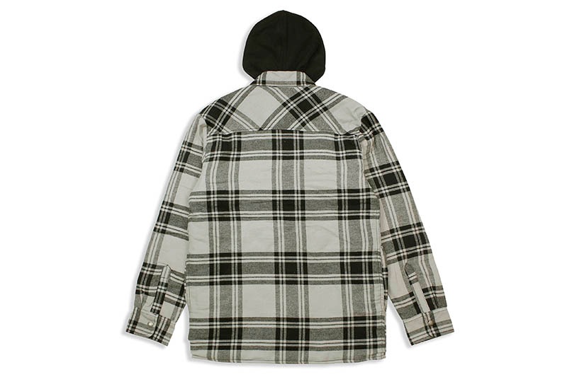 DICKIES RELAXED FIT ICON HOODED QUILTED SHIRT JACKET (TJ201/POK)