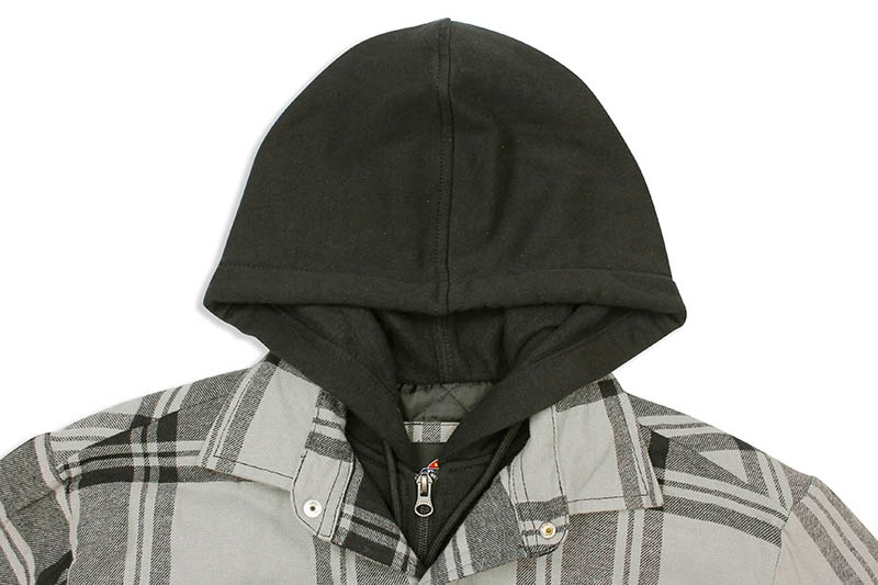 DICKIES RELAXED FIT ICON HOODED QUILTED SHIRT JACKET (TJ201/POK)