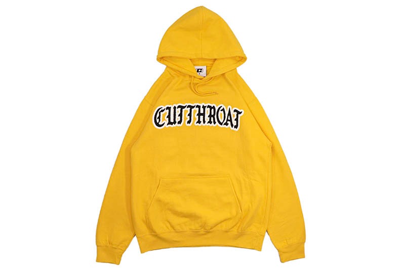 CUTTHROAT LOGO HOODIE (YELLOW)