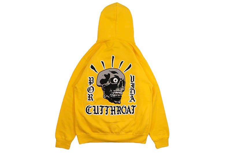 CUTTHROAT LOGO HOODIE (YELLOW)
