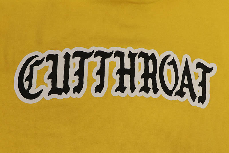 CUTTHROAT LOGO HOODIE (YELLOW)