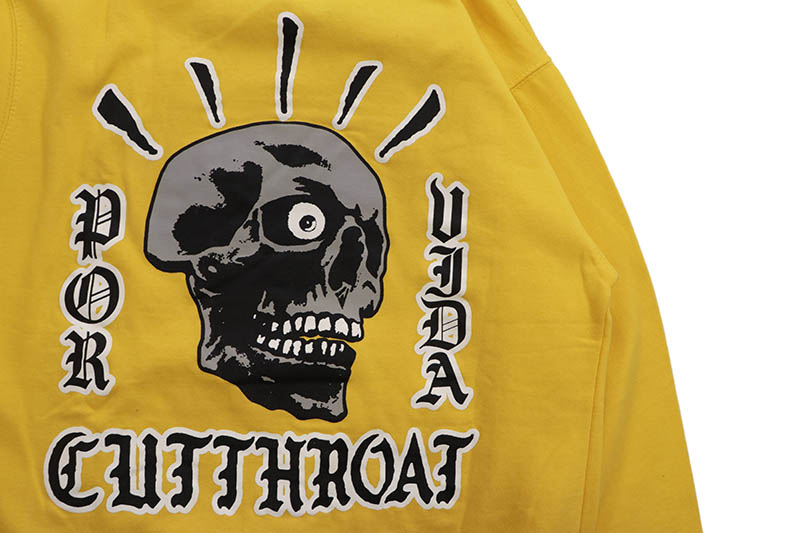 CUTTHROAT LOGO HOODIE (YELLOW)