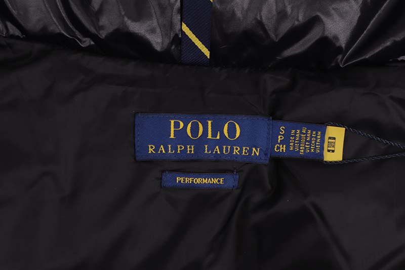 POLO RALPH LAUREN THE GORHAM GLOSSED DOWN JACKET (710968281001:POLO BLACK GLOSSY)