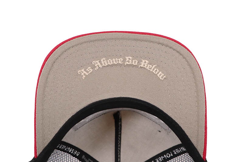 GODSPEED GS E PLURIBUS TRUCKER HAT (WHITE/RED) | Brand,G-L