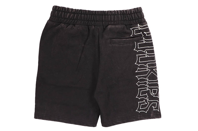 COOKIES HEAVEN OR HELL SINNERS FLEECE SHORTS (FADED BLACK