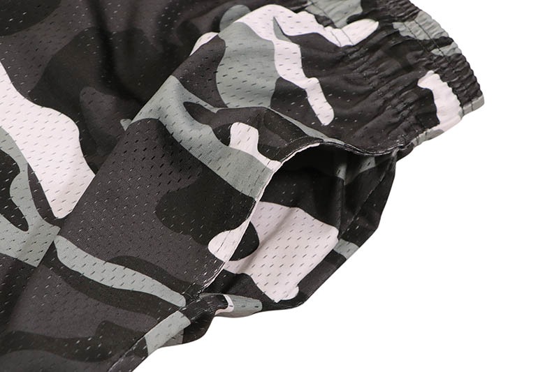 ERIC EMANUEL EE BASIC BLACK WHITE CAMO SHORTS